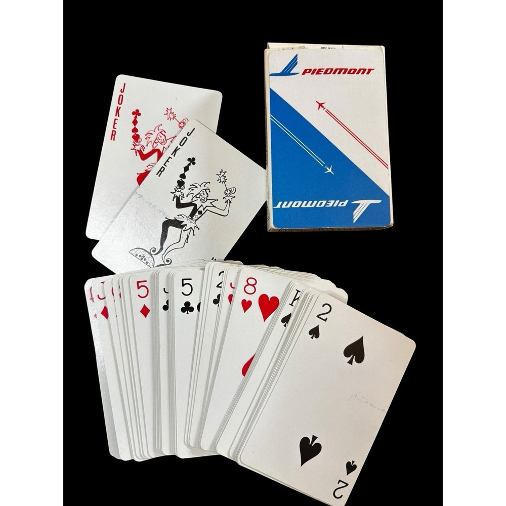 VINTAGE Piedmont Air Deck of Playing Cards